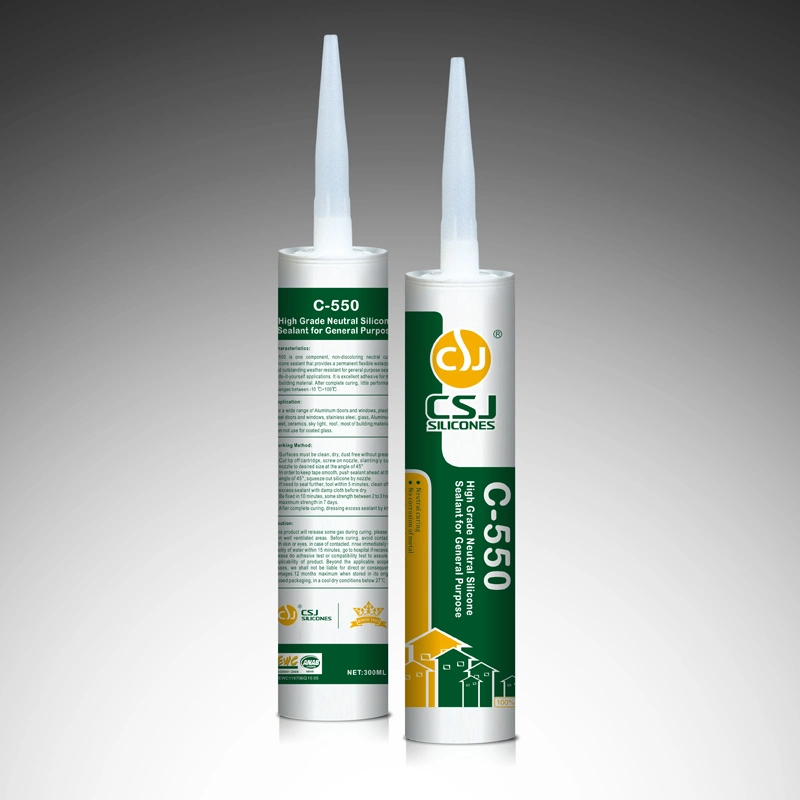 Strong Adhesion Silicone Rubber Sealant Glue for General Purpose