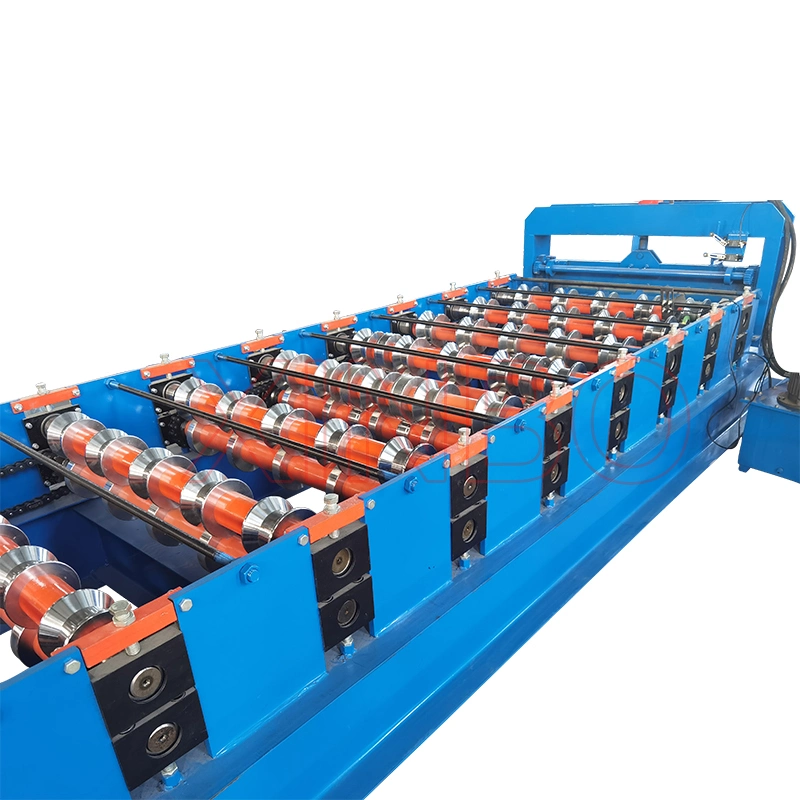 Trapezoidal Roof Sheet Manufacturing Machine Supplier Roof Panel Roll Forming Machine