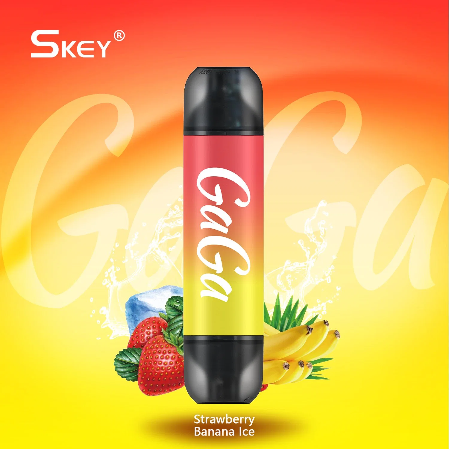 Skey Gaga Disposable/Chargeable Vape Double Flavor 7000 Puffs Mesh Coil Electric Cigarettes with OEM