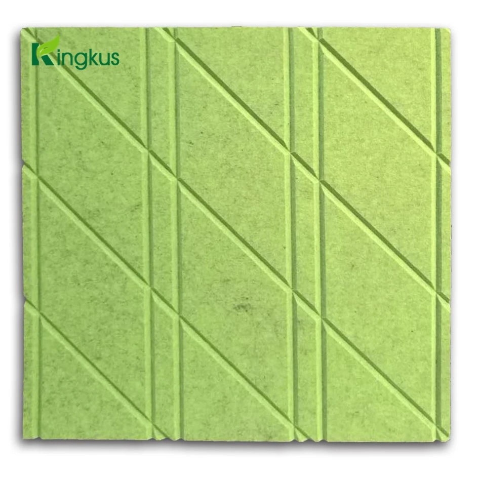 High quality/High cost performance  Polyester Fiber Sound Absorption CNC Acoustic Panel