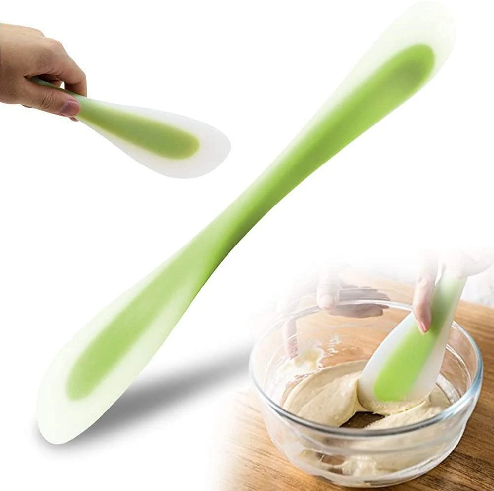 Silicone Spatula Scraper Spoon, Double-Headed Dual-Purpose for Cooking Baking Spreading Mixing Supplies