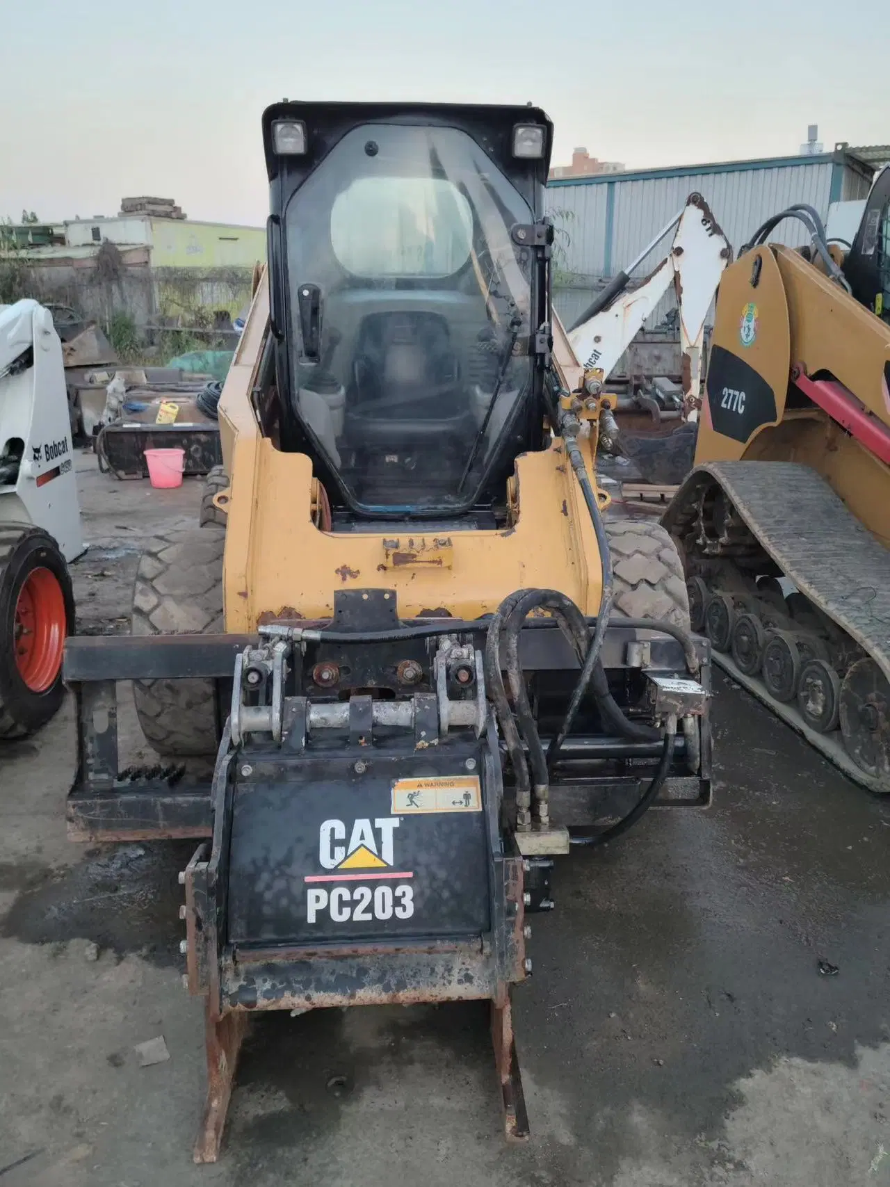 Utilisé caterpillar 246c Mini chargeur chargeur Skid Steer