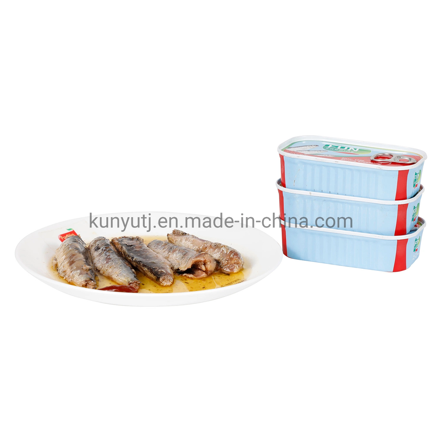 Canned Sardines in Vegetabel Oil and Mackerel in Tomato Sauce Canned Fish Factory