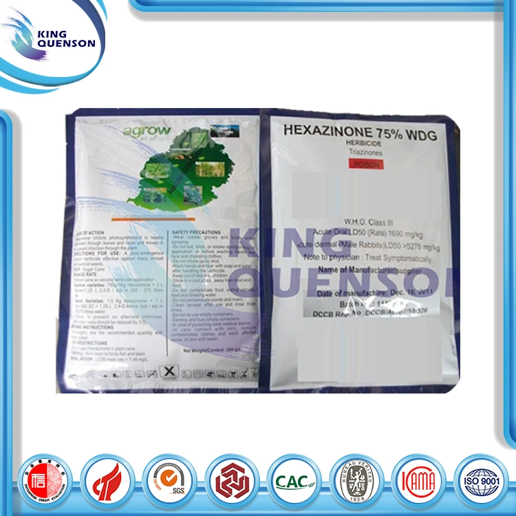 King Quenson pesticida Weedicide hexazinona 98% TC hexazinona 75% WDG Para el control de hierba