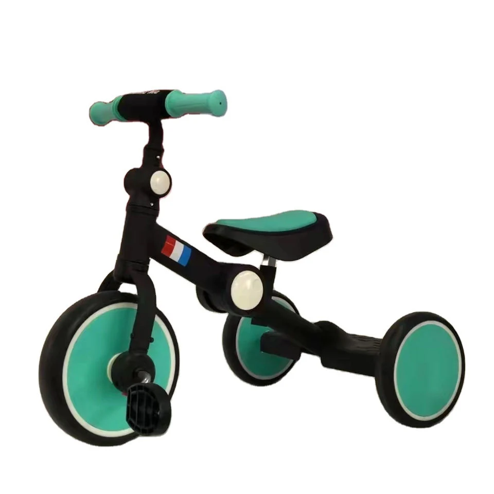 3 en 1 Pedal Folding Trike bicicletas para niños de 3 ruedas bicicleta bicicletas para niños