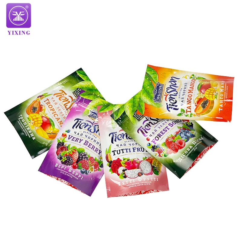 80g Custom Printed Food Packaging Heat Sealing Packs Plastic Stand up Pouch with Zip Lock