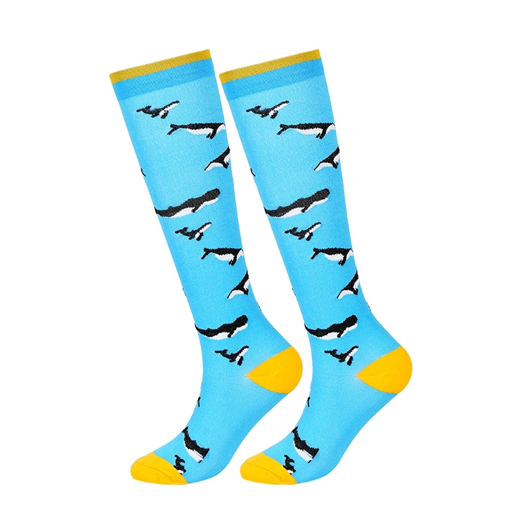 Men Women Unisex Cotton Colorful Custom Design Anti-Slip Stocking Socks