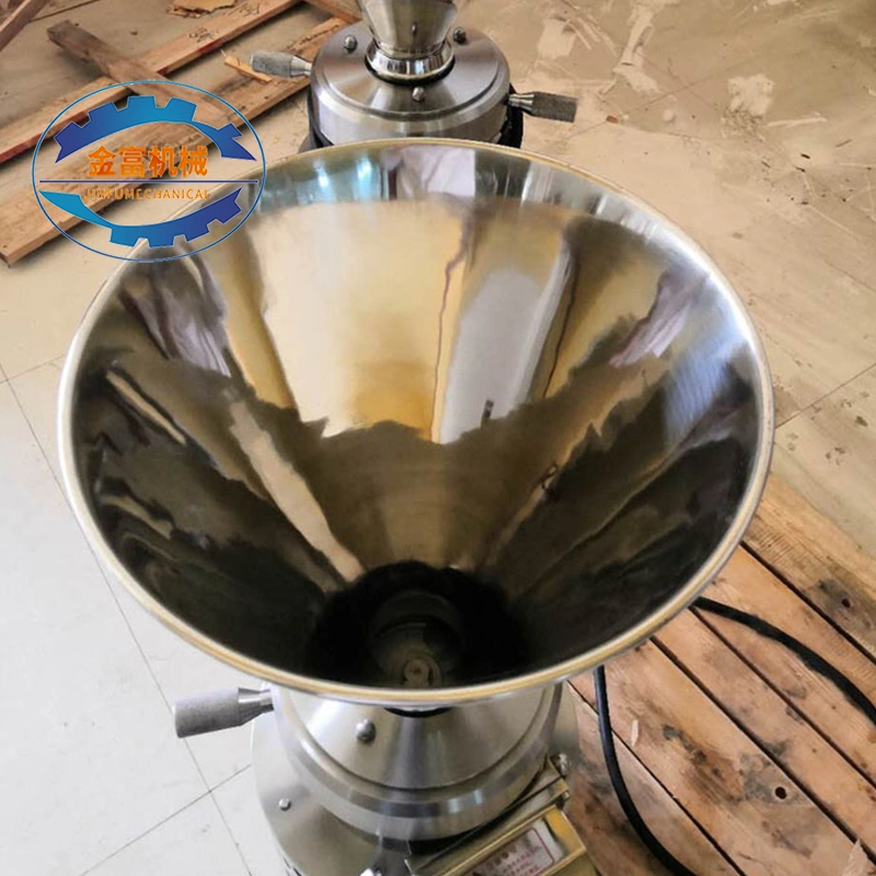 Automatic Grain Beans Fruits Nuts Peanut Spicy Tomate Paste Butter Grinding Colloid Mill Machine