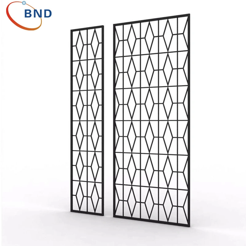 Customized Wrought Iron Modern Minimalist Screen Partition Decoration Office Hotel Hollow Decoration
