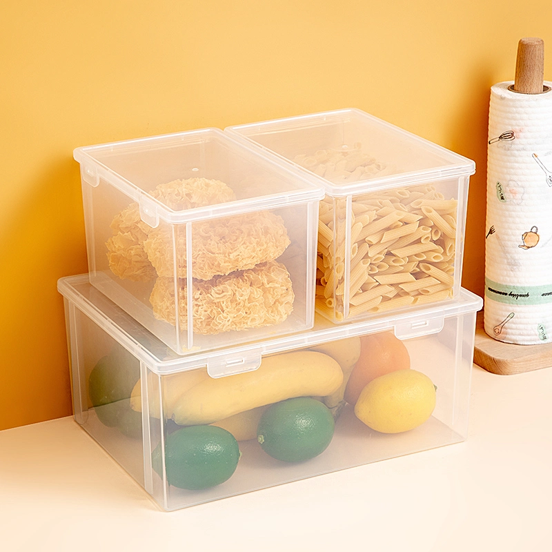 مجموعة طعام PP بلاستيكية ذات جودة عالية، 7 في 1 صندوق حاوية تخزين مع غطاء وإبزيم