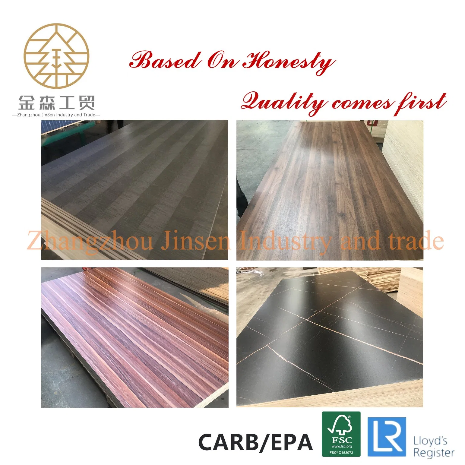 Melamine MDF Black Wooden Grain Colores with Cheap Price in China