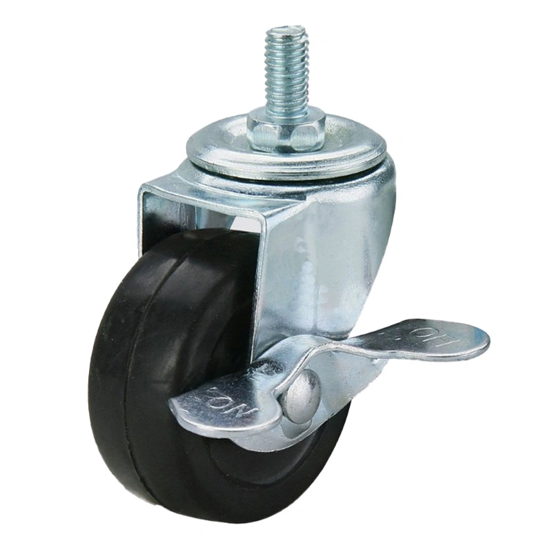 Caster Castor Wheel Furniture Wheelbarrow Casters Wheels Caster Swivel with Braked Caster