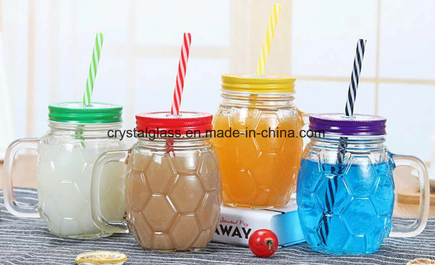 Pinapple Shape Glass Mason Jar Juice Bottle Beverage Container