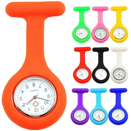 Hot Sale Good Quality Silicone Clip Nurse Watch