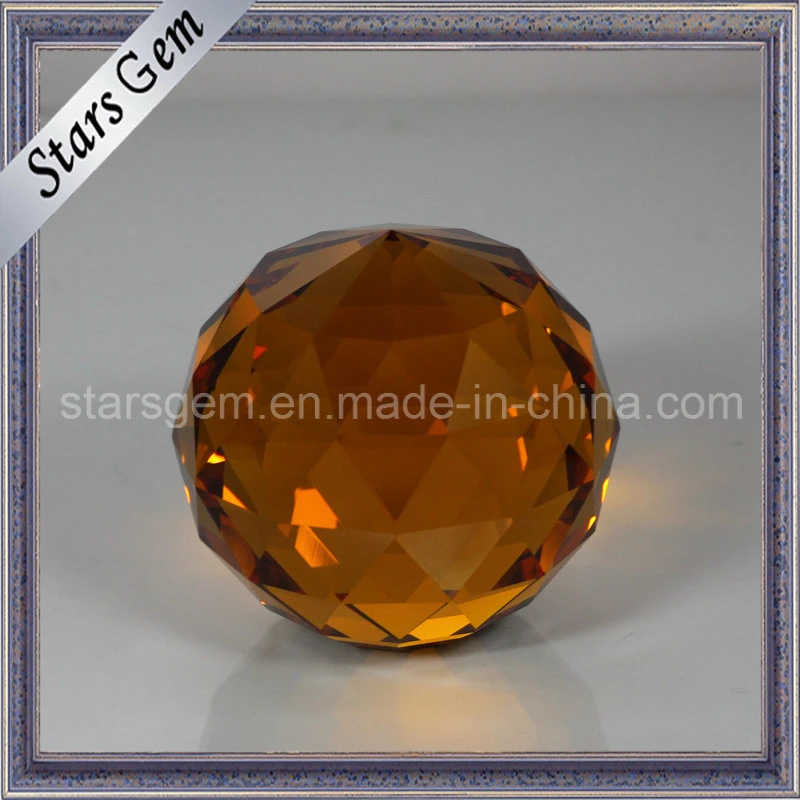 Popular Hot Sale Holiday Decoration Glass Facet Ball