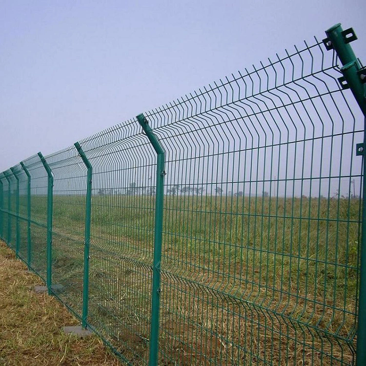 PVC Dreieck Biegetyp geschweißtes Drahtgeflecht Panel für Zaunung