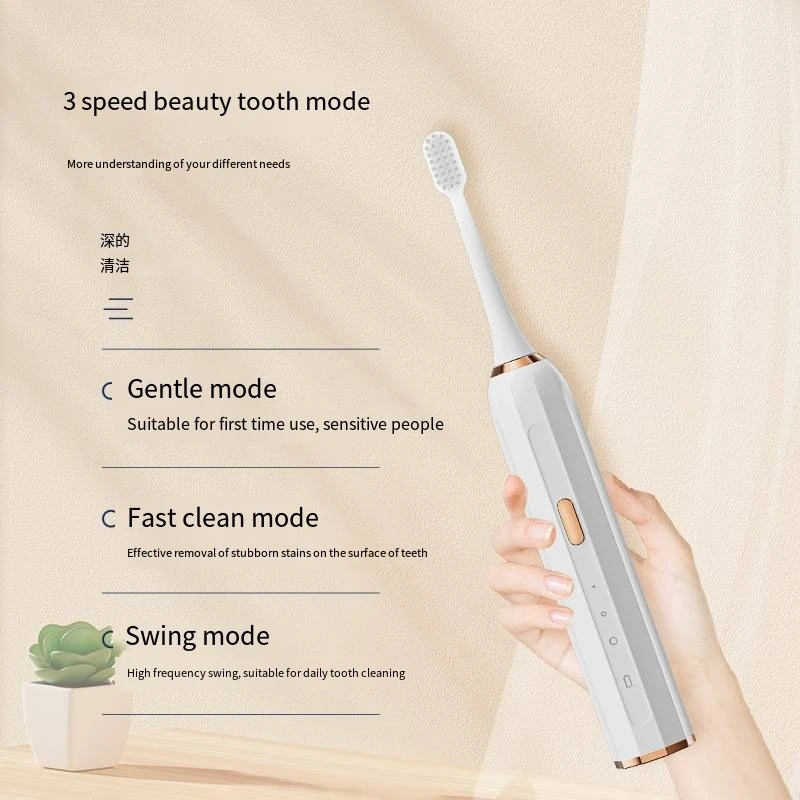 Wholesale/Supplier Private Label Rechargeable Automatic Sonic Toothbrush Electric Toothbrush for Teeth Whitening