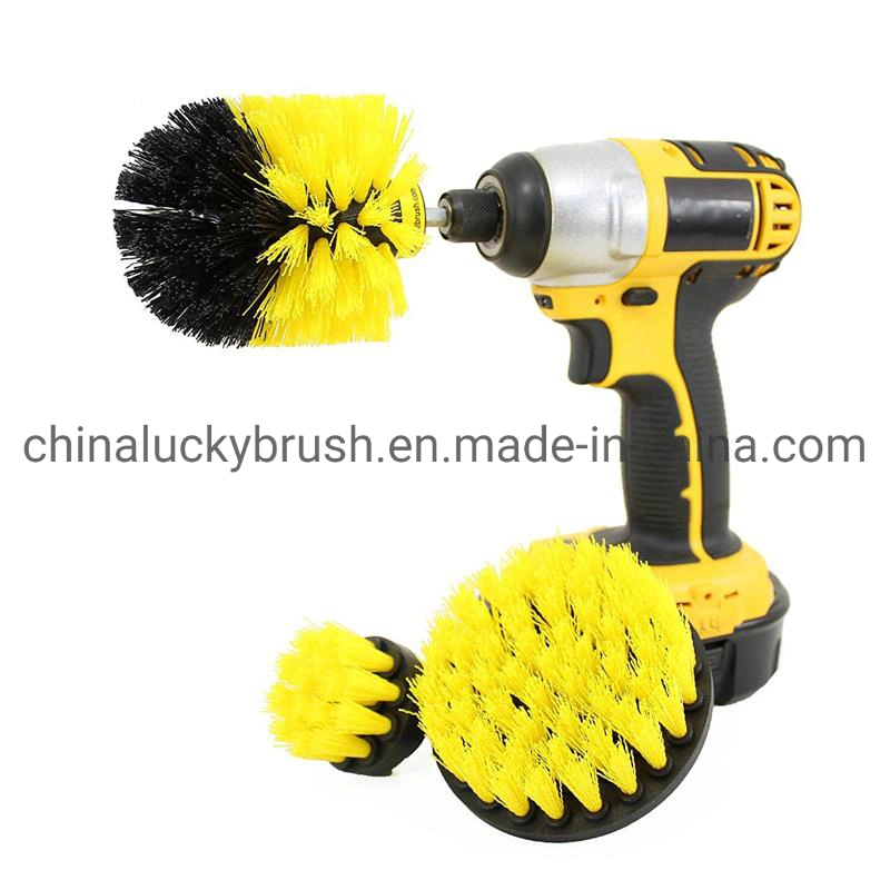 37pcs percer pour les pièces jointes ensemble voiture Brosse brosse réglée détaillant Power Brush Tampon à polir avec kit de voiture Long-Reach Extension amovible (YY-1029)