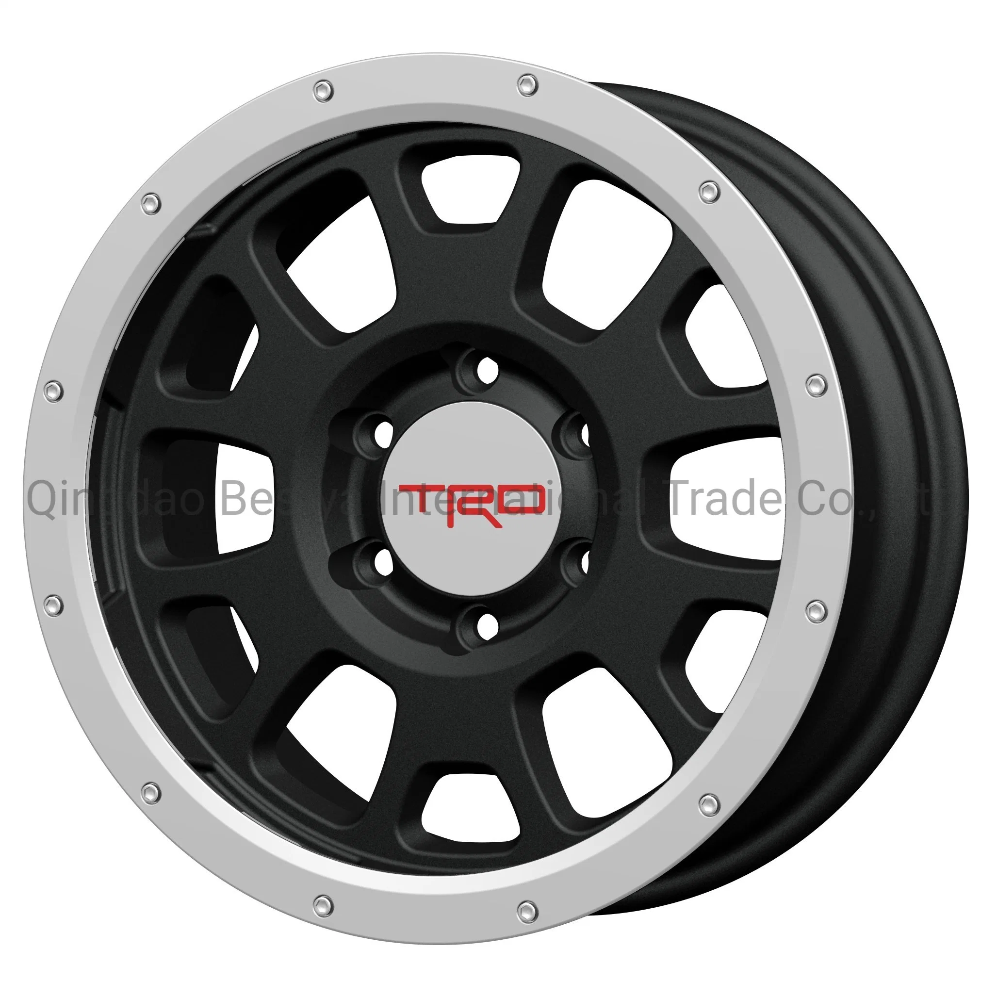 Trd 4X4 Beadlock Offroad SUV Replica Car Aluminum Alloy Wheels Rims Manufacturers for Toyota Tacoma/Hilux/Fj/L Cruiser/Tundra/RAV-4