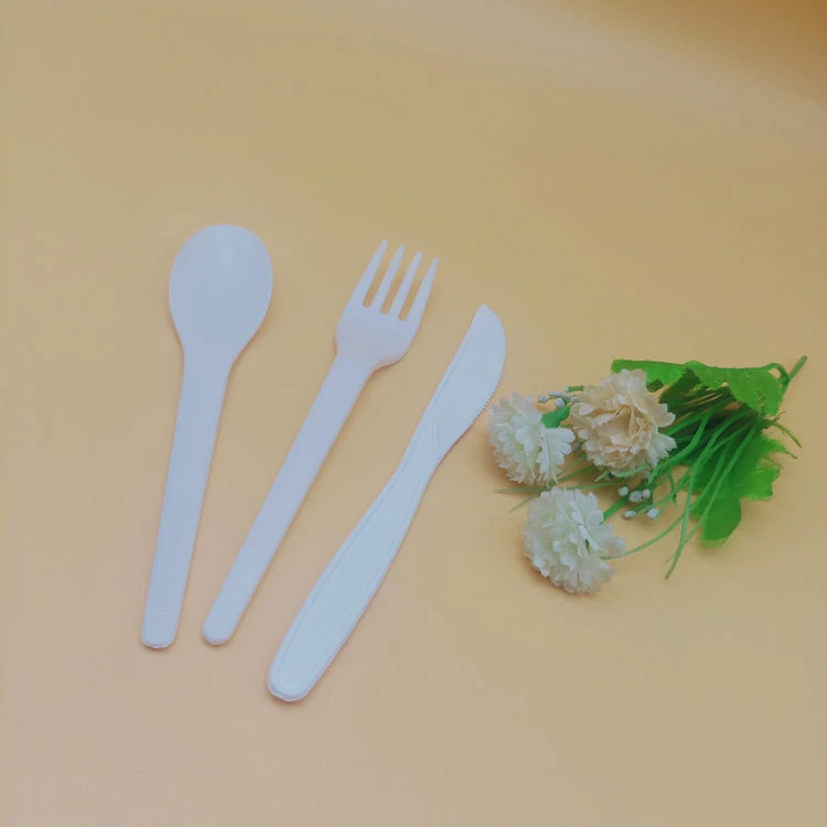 100% Biodegradable Fancy PLA Spoon Fork and knives