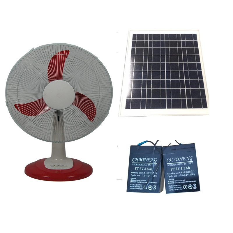 Potente Hoja de ABS Ventilador de pared Solar Interior con bajo ruido para uso residencial