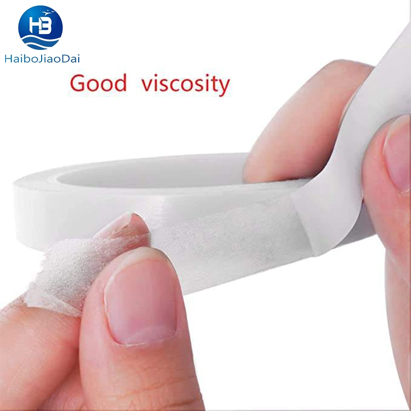 Solvent Two Side Adhesive White Heat Resistant High Adhesion Water Base Double Sided Tissue Tape