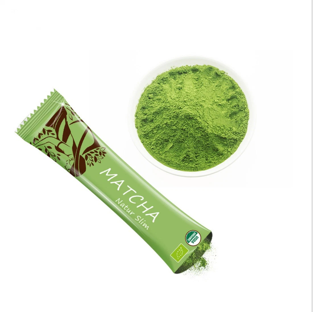 Free Design Hot Sale Matcha Slim Powder Antioxidant Energy and Healthy Metabolism