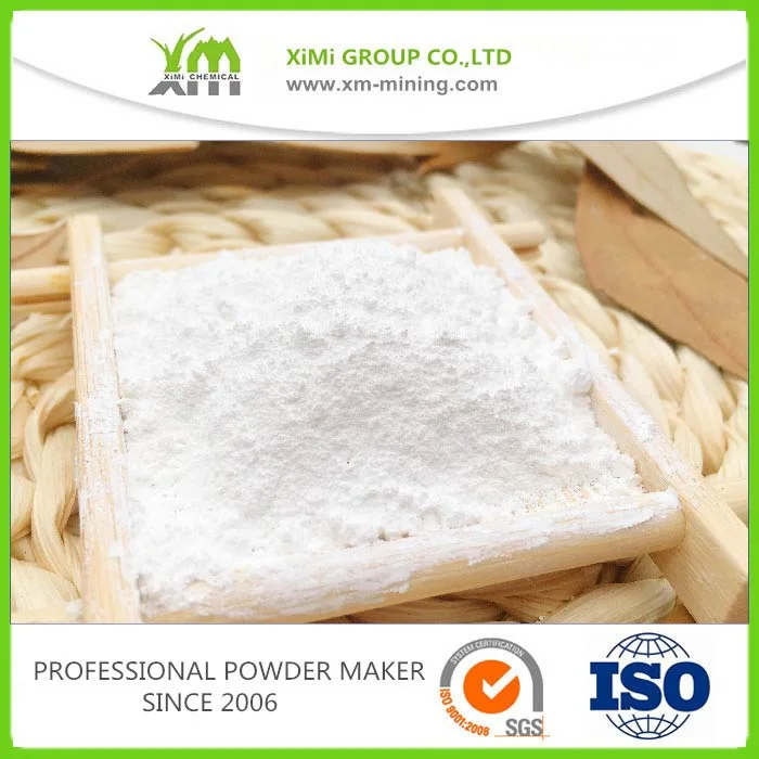 Sulfato de bario natural el 90% de la blancura de acabado mate, revestimiento de polvo