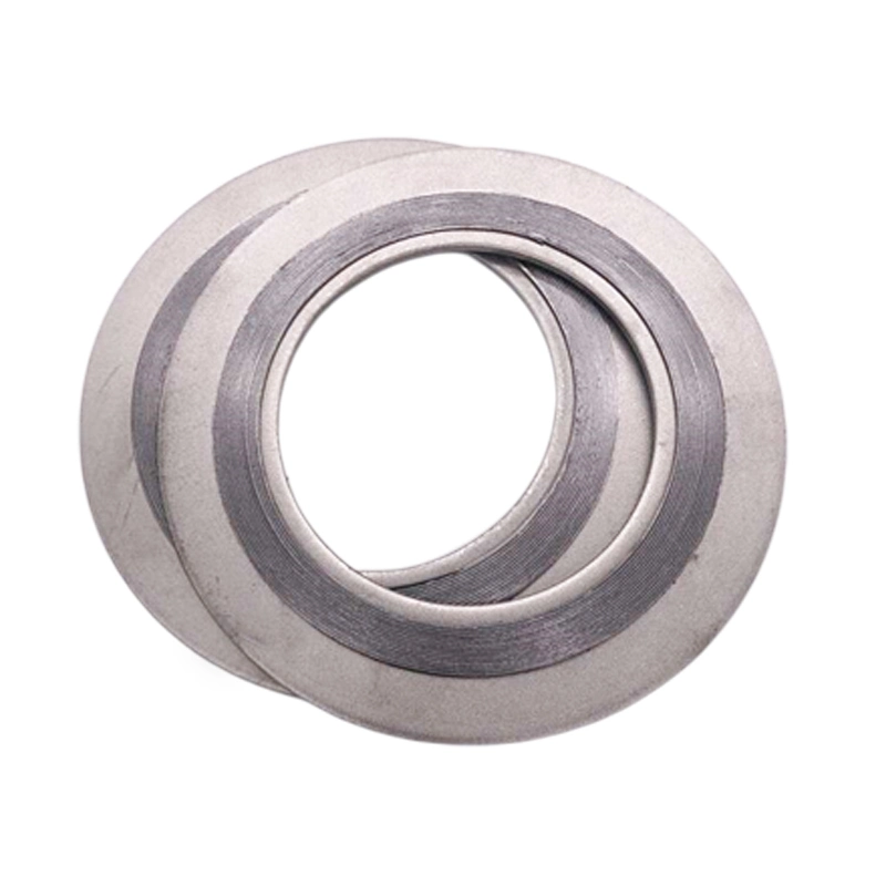 Semi-Metal espiral de la junta de sellado de junta de la herida con 304 o 316 anillo interior y el anillo exterior lleno de PTFE