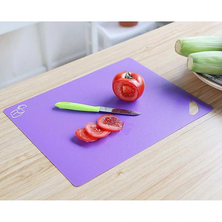 6PCS Flexible Kitchen Plastic Chopping Board Vegetable Foldable Cutting Cuttingboard