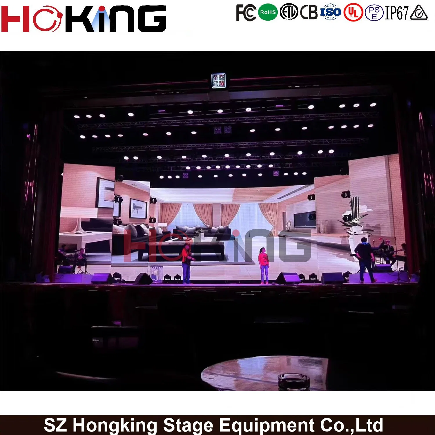 Indoor High Definition P3.91 Rental LED Display Panel