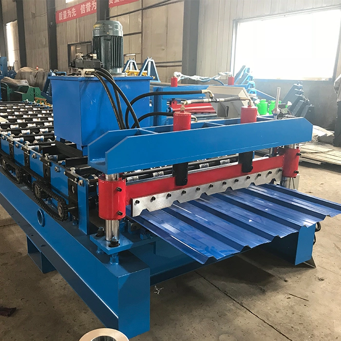 All New Building Metal Materials Machine Single Layer Ibr Roof Panel Tile Cold Roll Form Making Machine Automatic Brick Making Machine Tile Cutting Machine