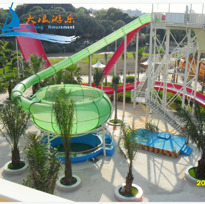 Parque infantil al aire libre tobogán acuático comercial China tobogán acuático Parque de atracciones Rides Equipo