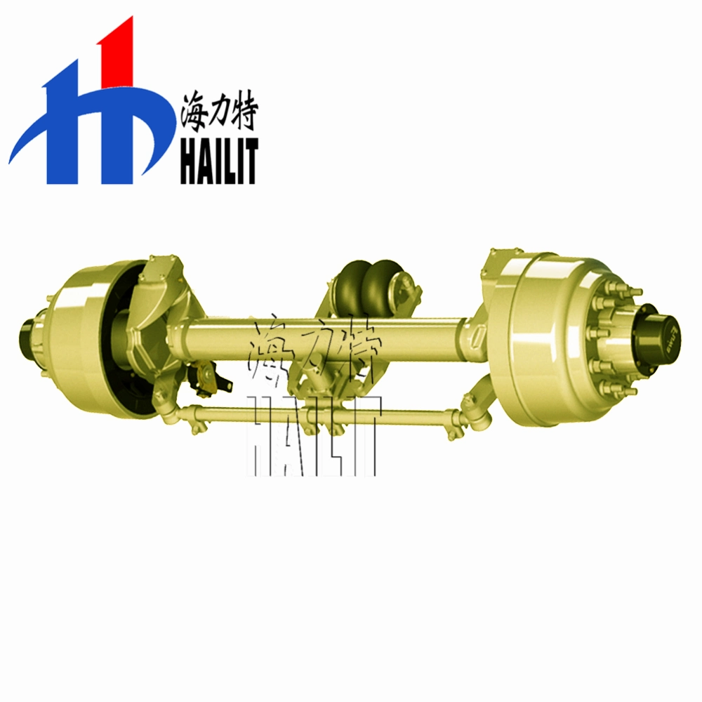 Ht Super Sale 13 16 18 20 25 Ton Hydraulic Turnable Steering Axle for Trailers