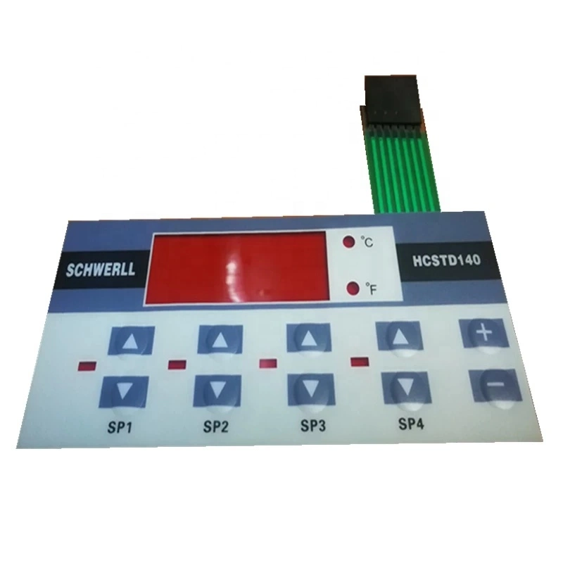 Kundenspezifischer Keypad-Schalter Mit Metallmembran Und Pet-Prägung