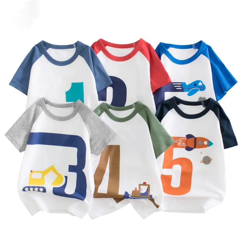 Sommer Kinderbekleidung Kurzarm Set Baumwoll Jungen T-Shirt Baby Kinderkleidung