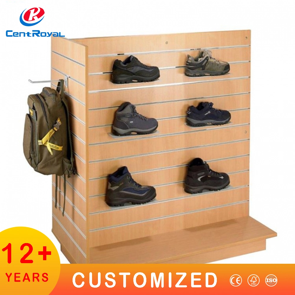 Custom Wandregal Sport Shop Slipper Sneaker Sandal Regal Herren Sport Schuh Shop Design Display Bekleidung Fitness Store Display Rack