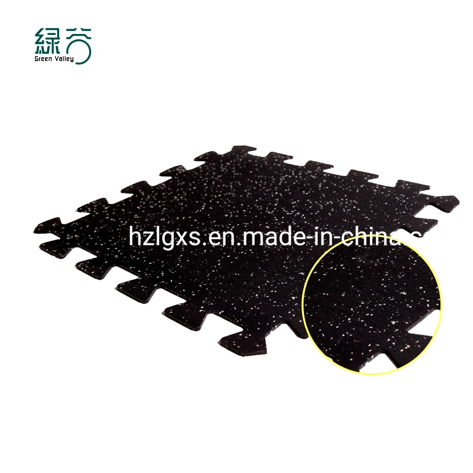 Gym Interlock Rubber Mat Rubber Flooring Tile for Sale