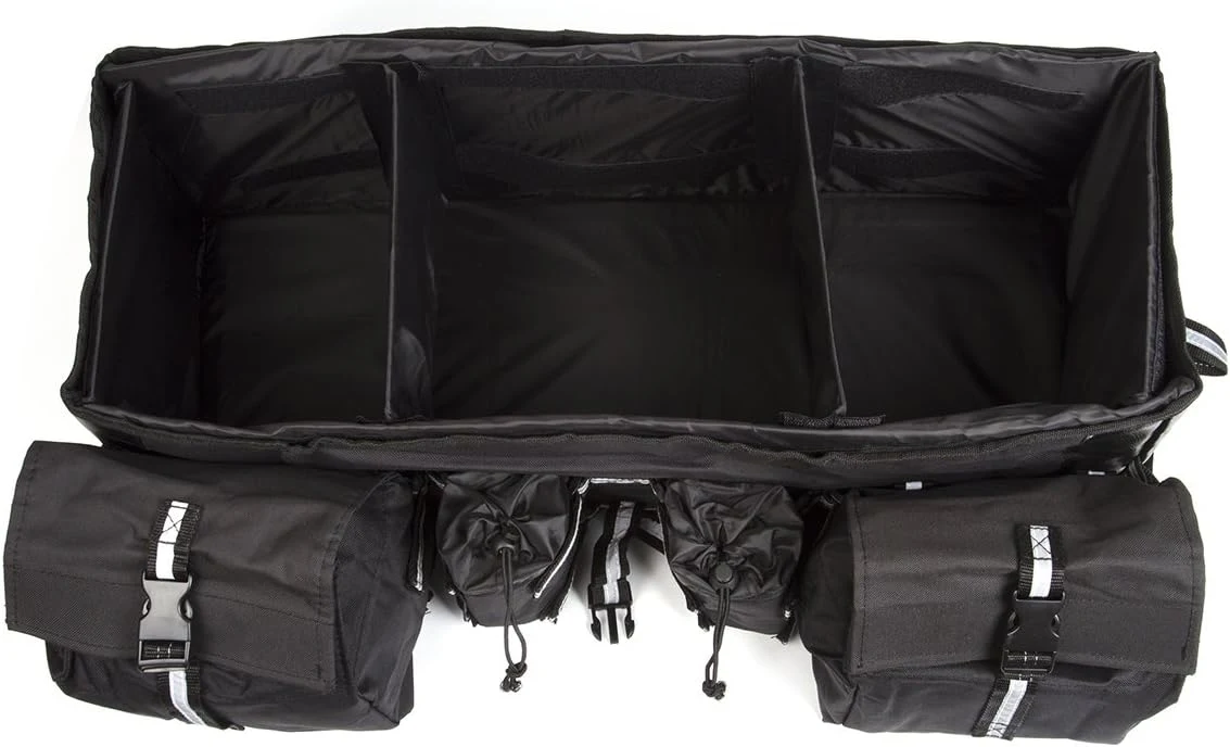 Waterproof ATV Cargo Bag Rear Rack Gear with Bungee Storage Multi-Compartment Ci10218