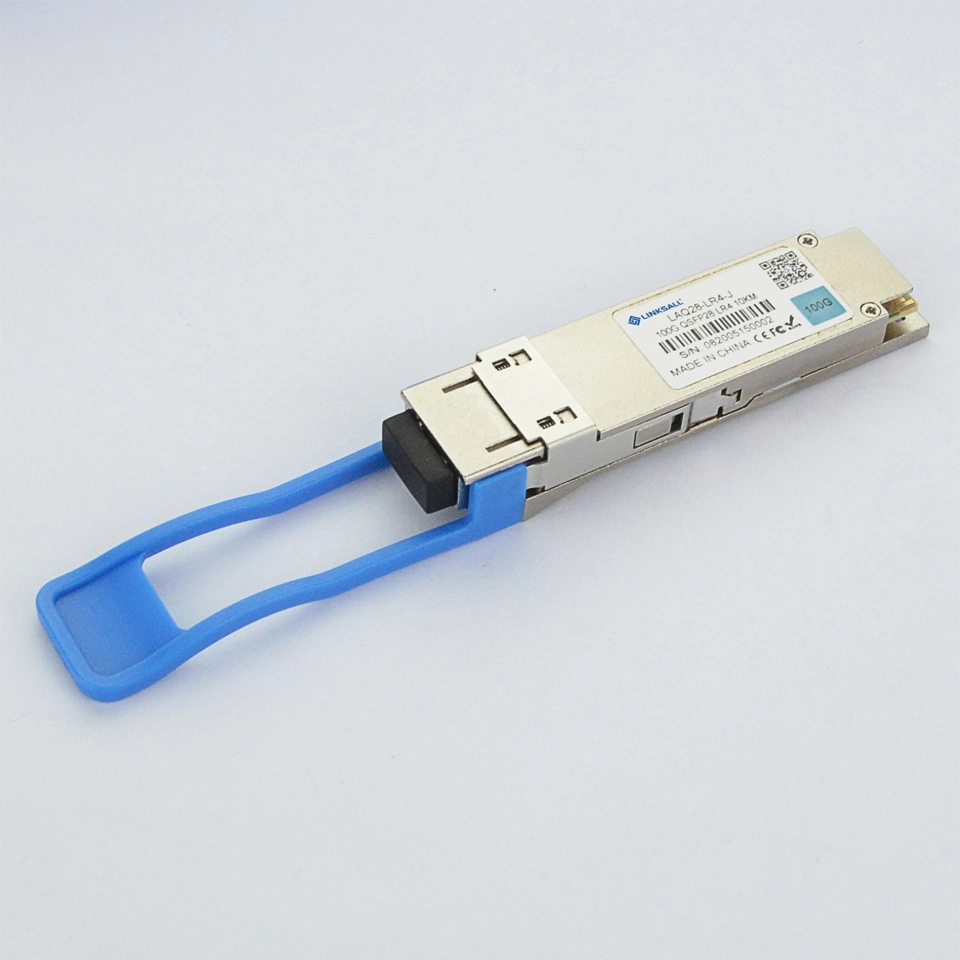 Check Point Cpac-Tr-100LR-SSM160-Qsfp28-I Compatible 100GBASE-LR4 Qsfp28 1310 nm a 10km Dom LC SMF módulo transceptor óptico (industrial)