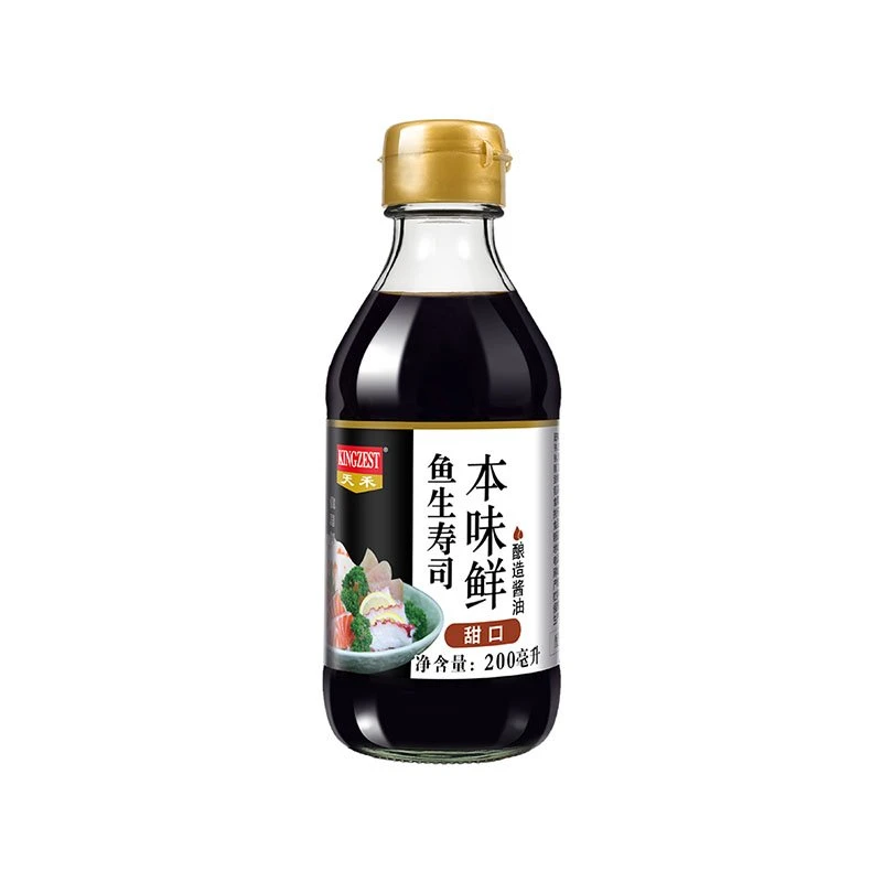 300 ml de Ponte de Jade Molho Chinês Mushroom molho de soja garrafa para restaurantes com o comércio por grosso