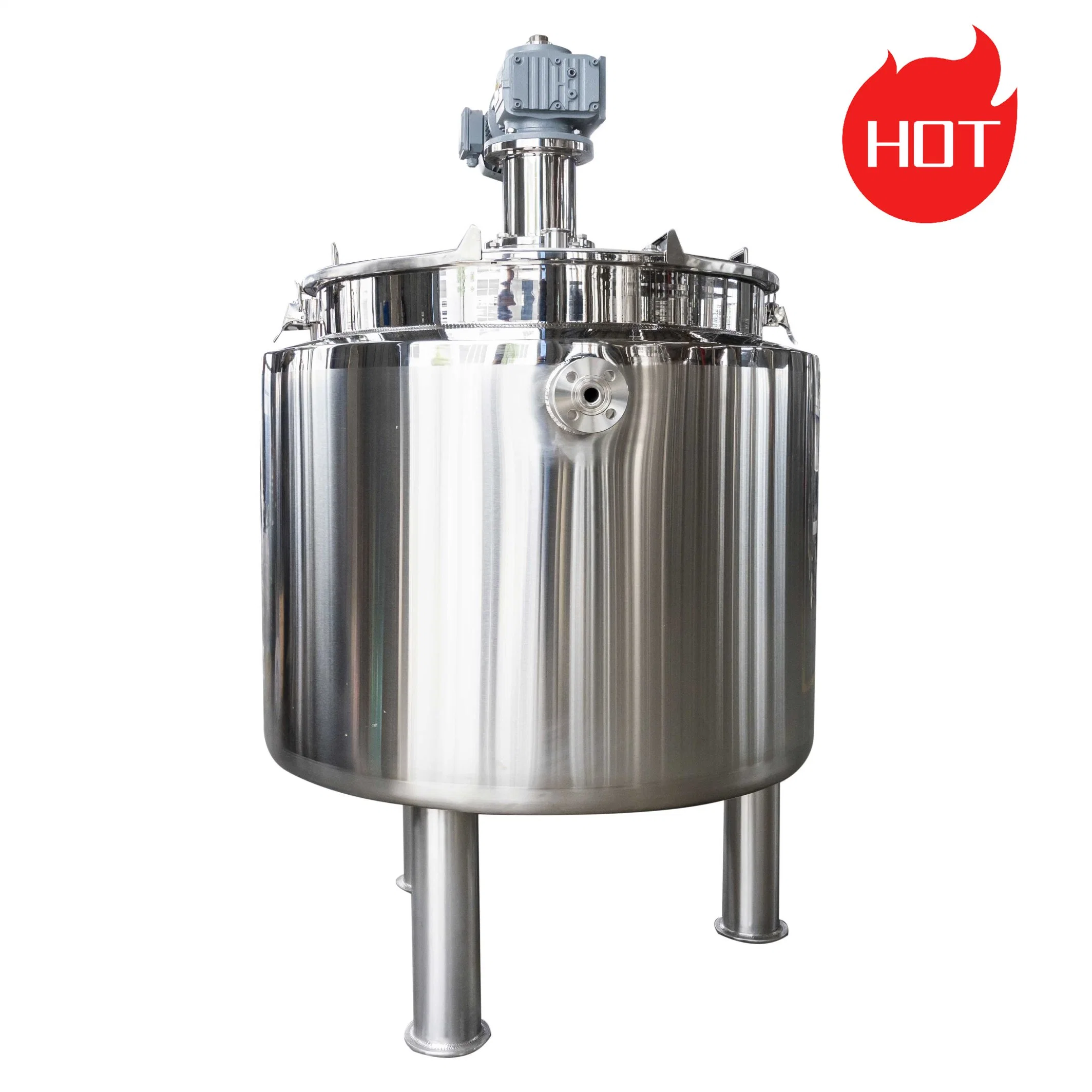 Sanitary Grade SS304 316L Layers Stainless Steel Mixing Tank