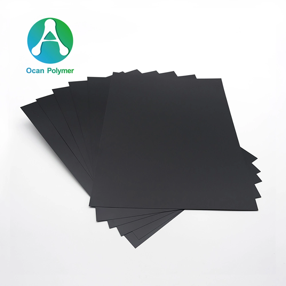 Black Matt Rigid PVC Sheet/ Film for Silk- Screen Printing