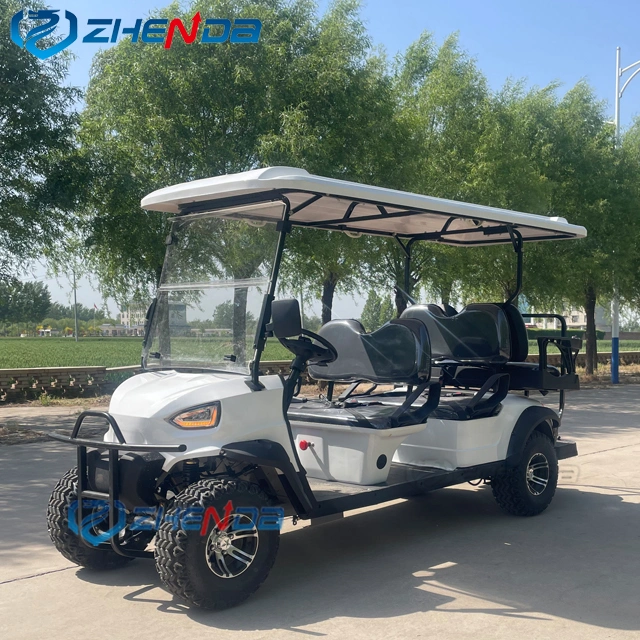 Neu Gestaltete 4 Räder Drive Club Scooter Easy Foldden Tourist Coach Electric Golf Carts Club Kart zum Verkauf