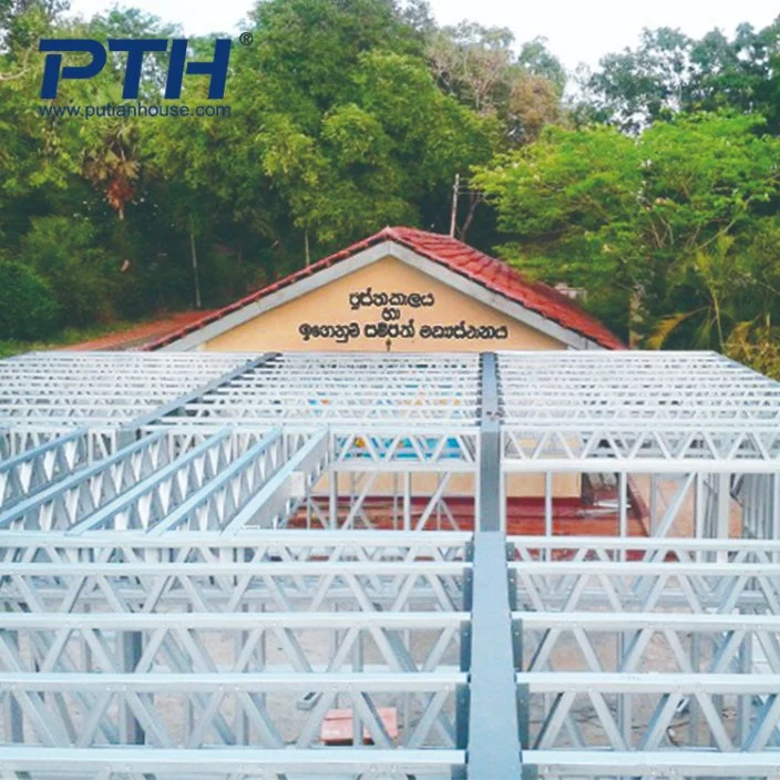 Light Steel Structure Villa House Building for School Classroom Project