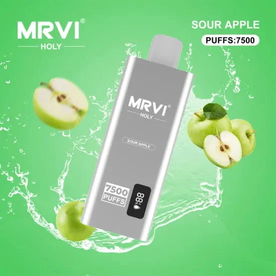 Mrvi Holy 7500 Puff Power Screen Display Zbood OEM ODM Verify 0%/2%/5% Preferred Jodk 11K Kulx  Zigarette Disposable/Chargeable Vape