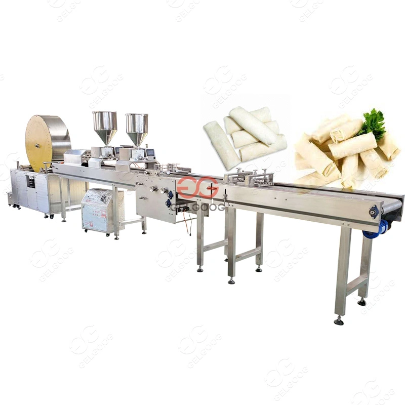 Industrial Spring Roll Complete Line Spring Roll Folding Machine Automatic