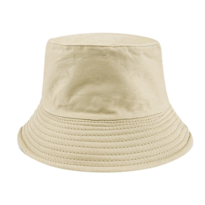 Cheap Cotton Reversible Custom Bucket Hat Summer Foldable Fisher Bucket Hat