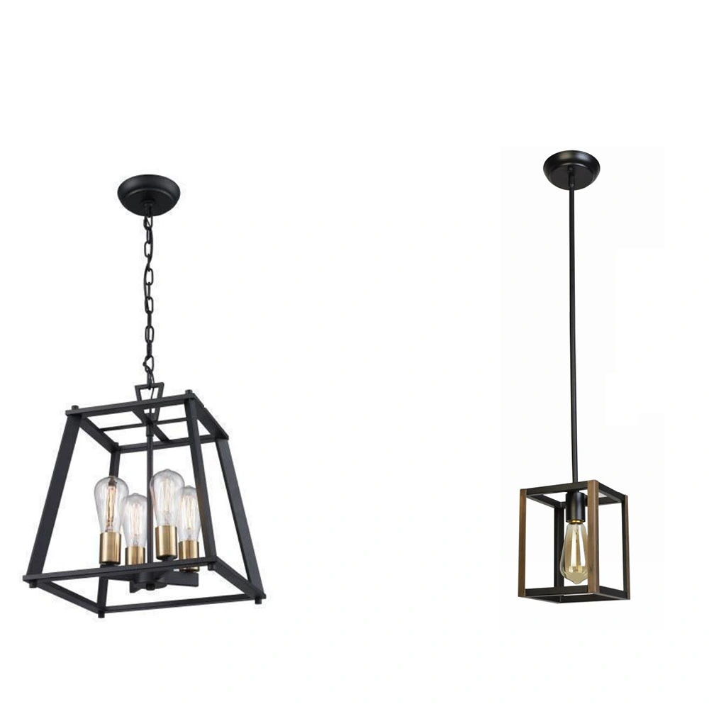 Hanging Lighting Chandelier & Pendant Lights Black Glass Shade Modern Linear Farmhouse Pendant Light Industry Style Lights