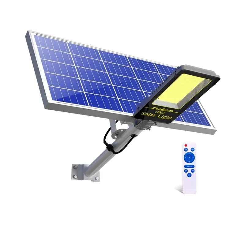 Outdoor Solar Street Light Aluminum Motion Sensor 500W Waterproof LED Solar Street Lamp